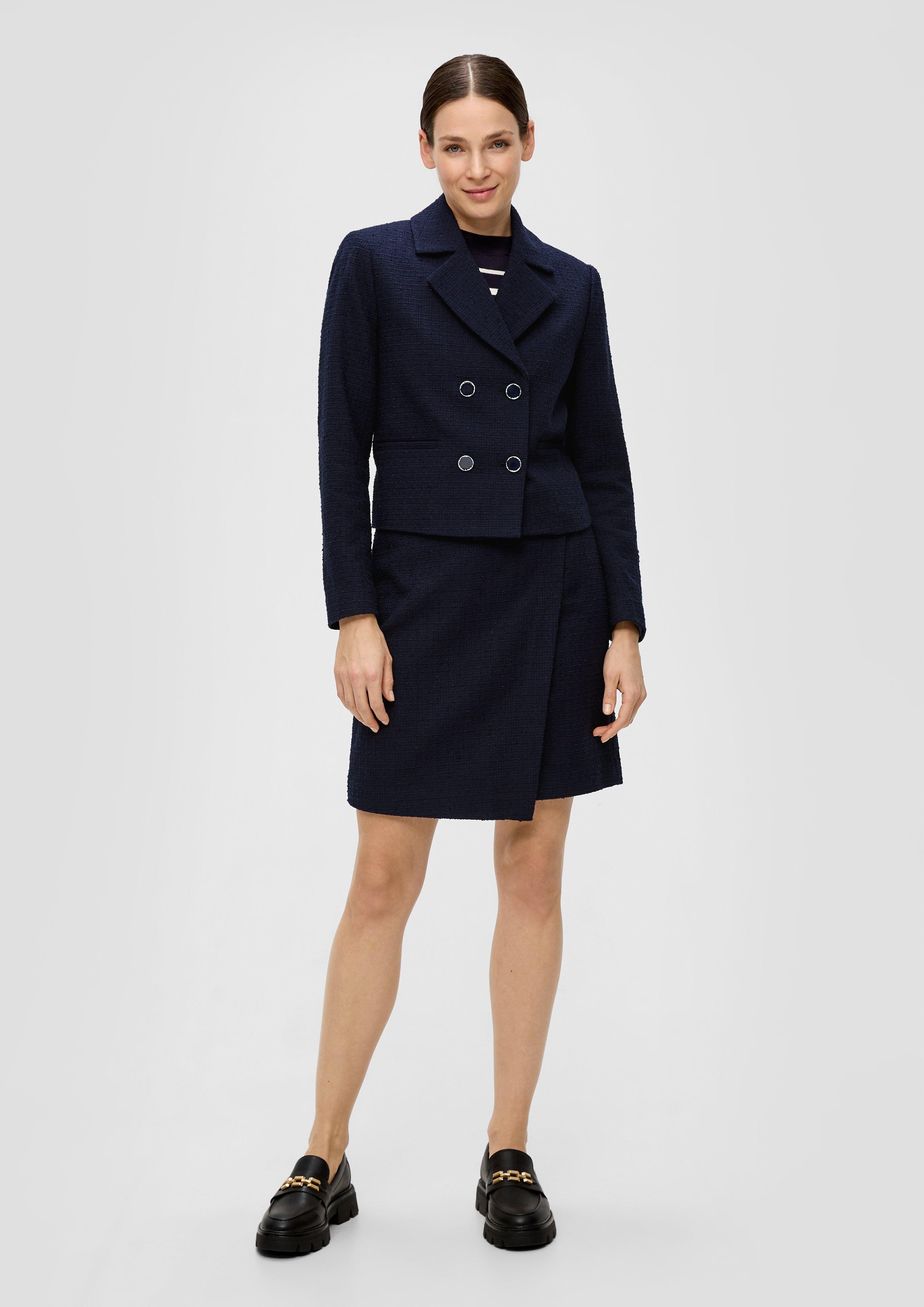 Verkürzter doppelreihiger Blazer  2139861-5959