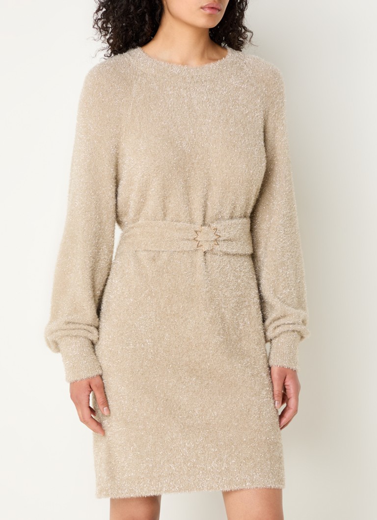 Fabienne Chapot Kim mini dress with lurex and belt
