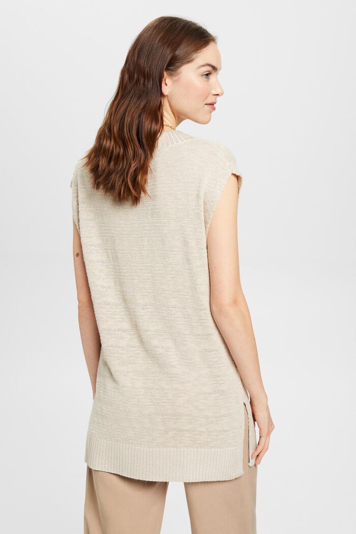 Pullover im Tunika-Stil mit V-Ausschnitt