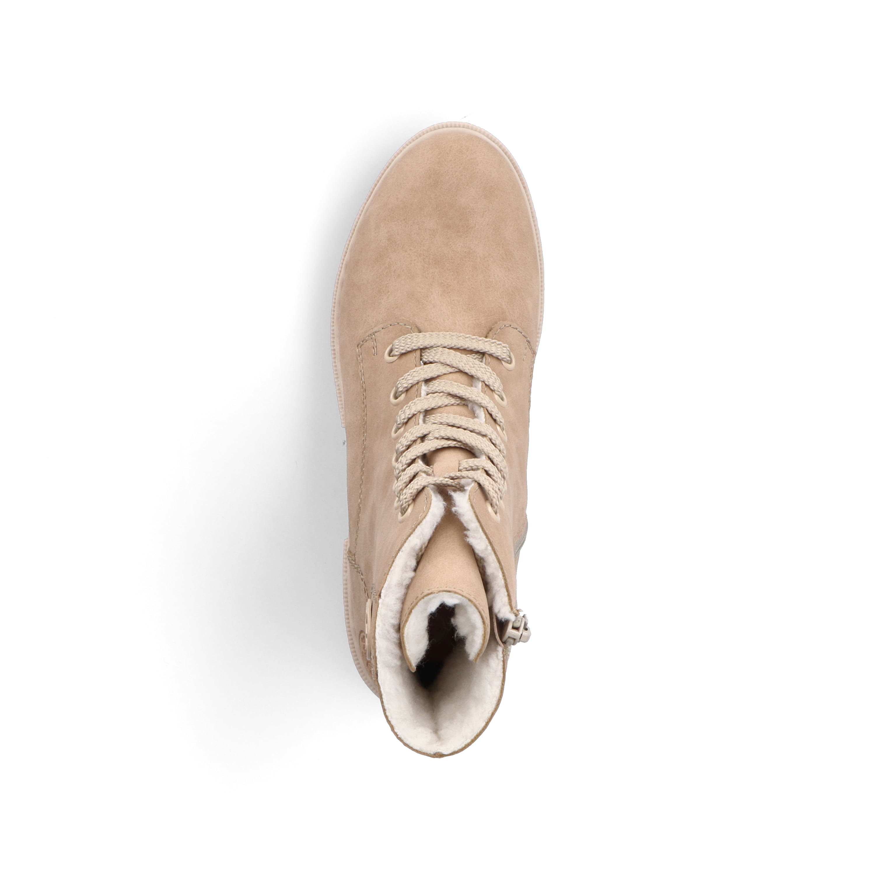 Rieker Damen Schnürstiefel braunbeige