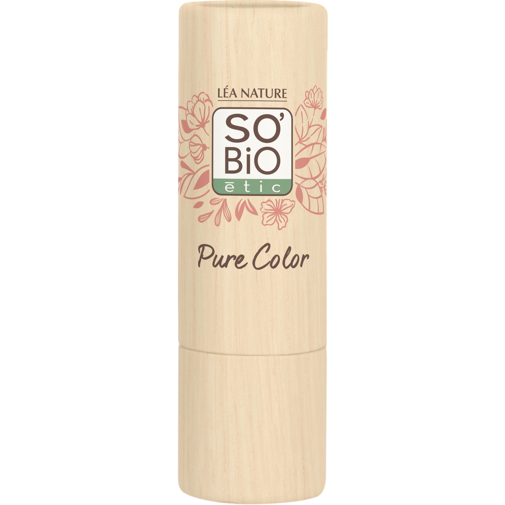 LÉA NATURE SO BiO étic Rouge à lèvres, Pure Color - 10 Corail lumière - Satiné Rouge à lèvres