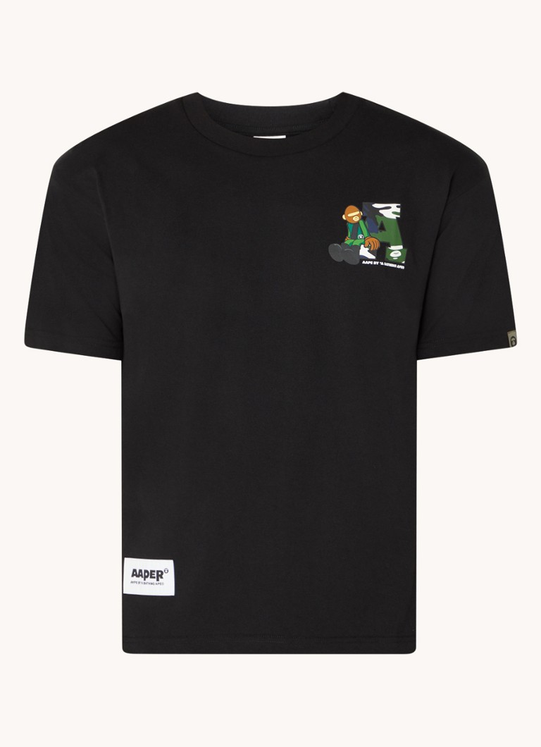 Aape T-shirt with logo and back print