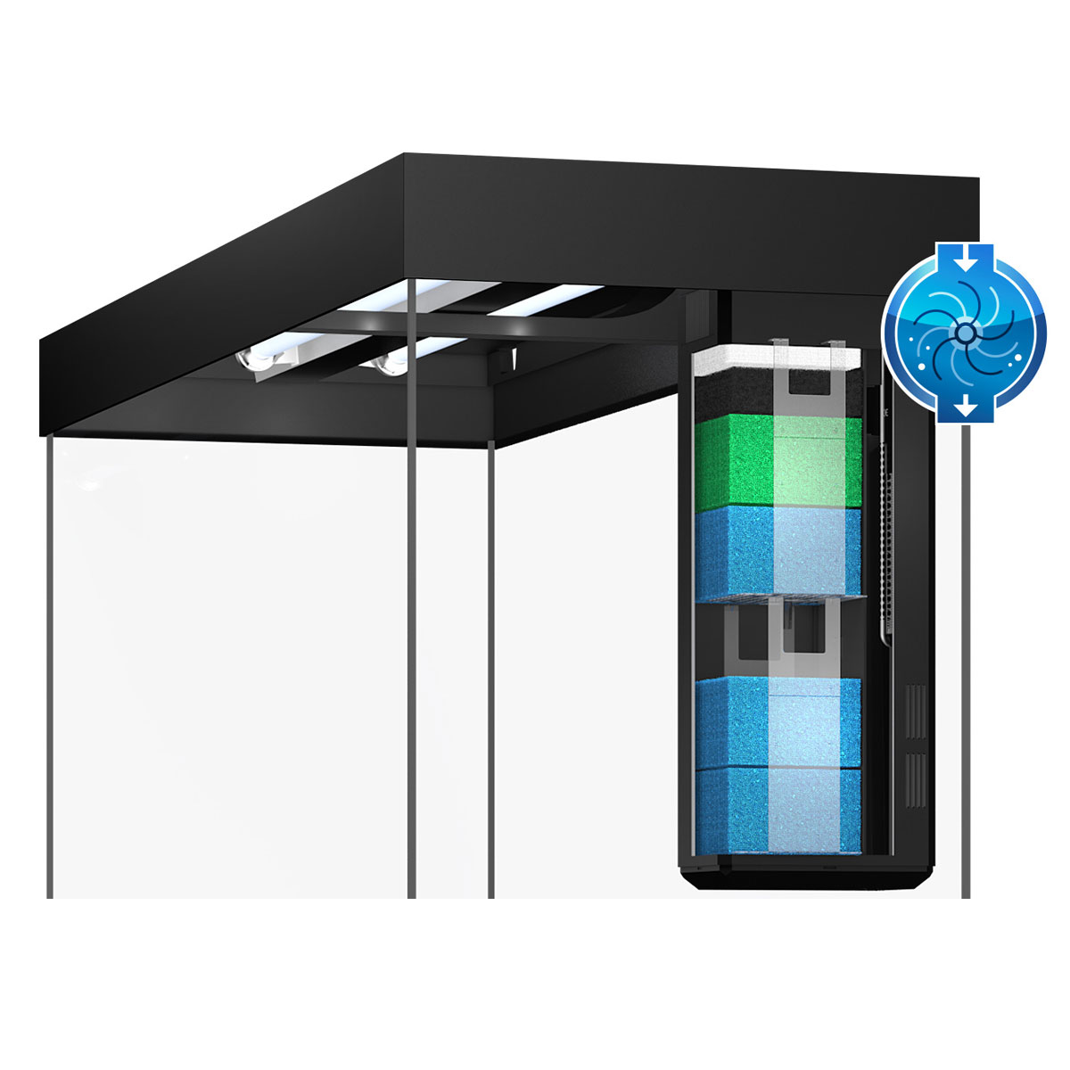 Juwel Rio 125 LED Komplett Aquarium ohne Schrank