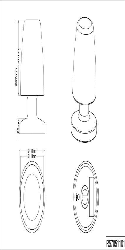 TRIO Leuchten LED Außen-Tischleuchte Dora, USB-Anschluss mit Ladefunktion, LED fest integriert, Warmweiß, LED Aussen-Tischlampe mit Akku, IP44, inkl. USB-Ladekabel