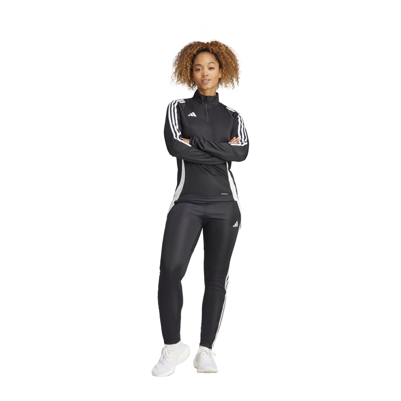 adidas Tiro 24 Trainingstop Damen Schwarz Weiss
