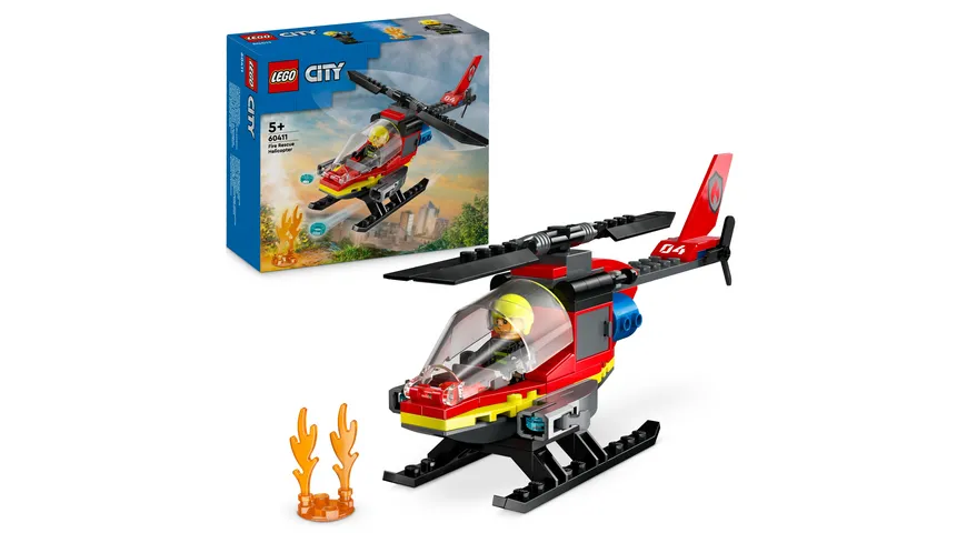 LEGO City 60411 Feuerwehrhubschrauber