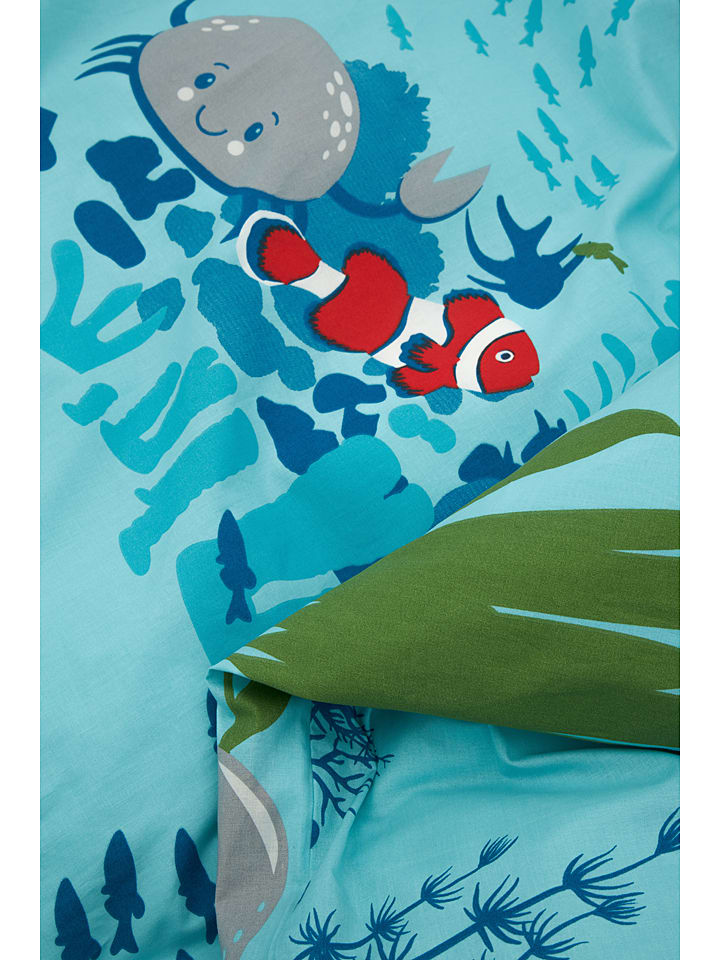 lamino 2tlg. Bettwäsche-Set in Hellblau günstig kaufen 135x200 cm
