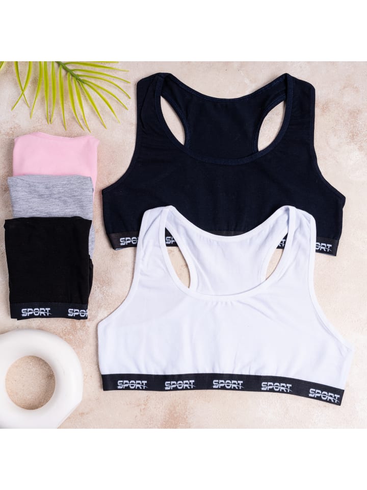 LOREZA 5er Set Bustier - Sport - Bunt günstig kaufen