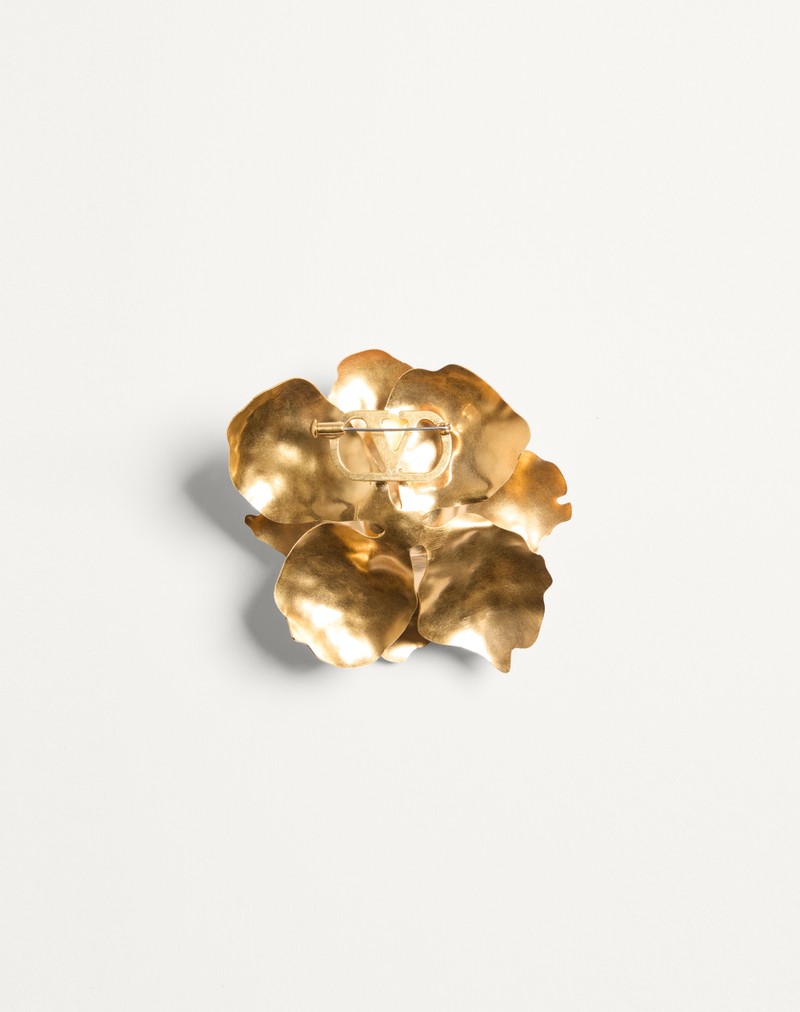Jardin Aquatique broche i metal, stof og skaller
