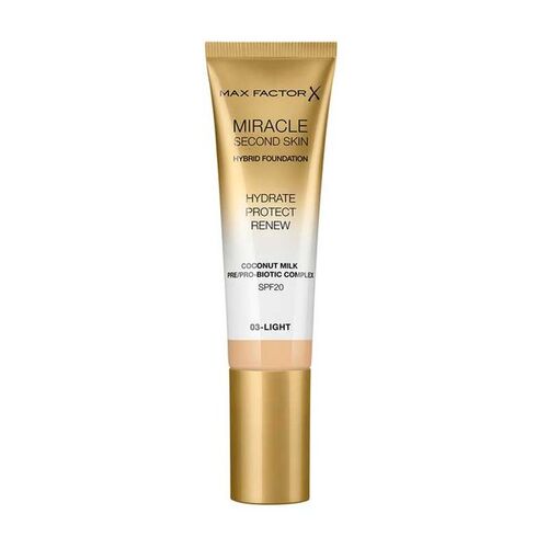 Max Factor Miracle Second Skin Hybrid Foundation 03 Light 30 ml