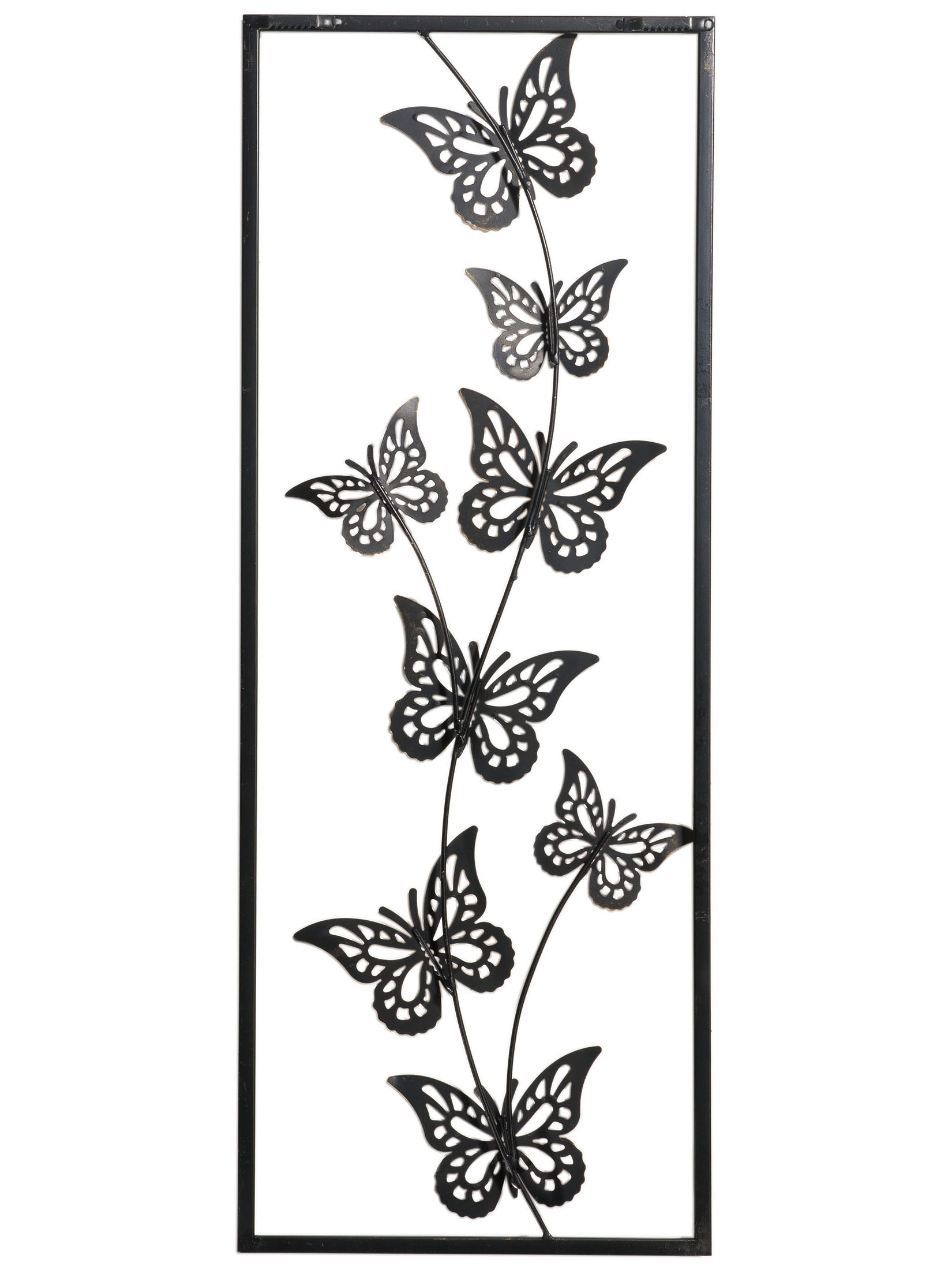 Butterflies Wand-Objekt, Multicolor