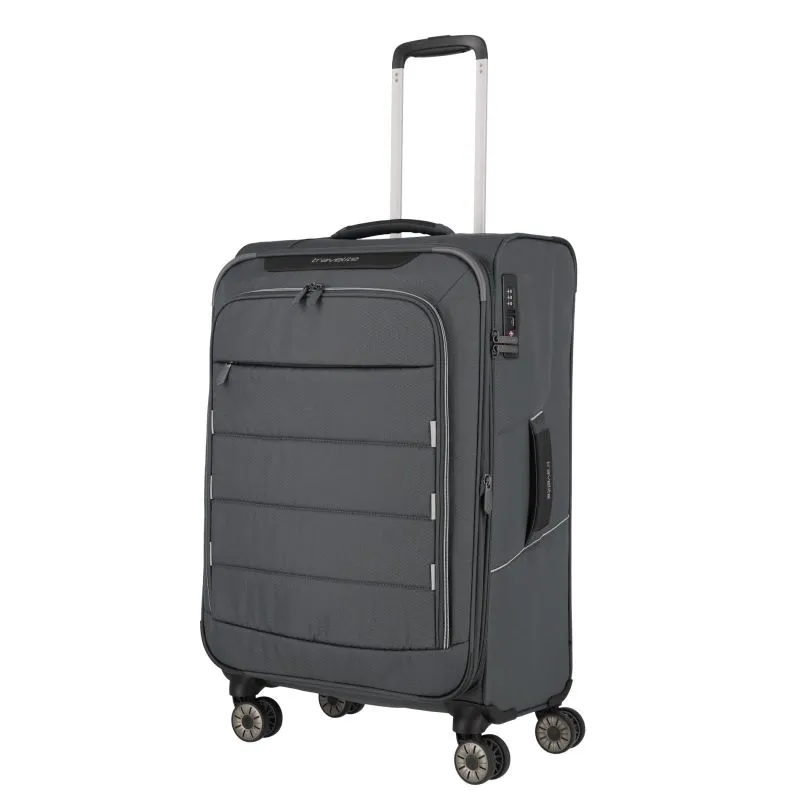Travelite SKAII Trolley 4 Rollen M - Gipfelgrau