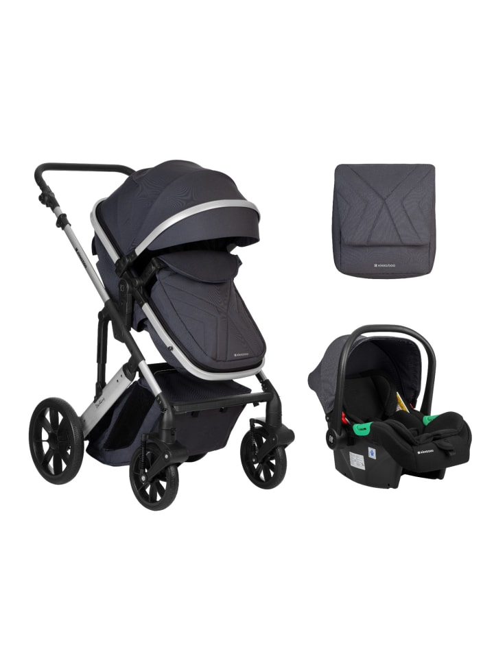 Kikkaboo Kinderwagen Darling 3 in 1 in grau günstig kaufen onesize