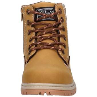 Top Gun Schnür Boots in gelb