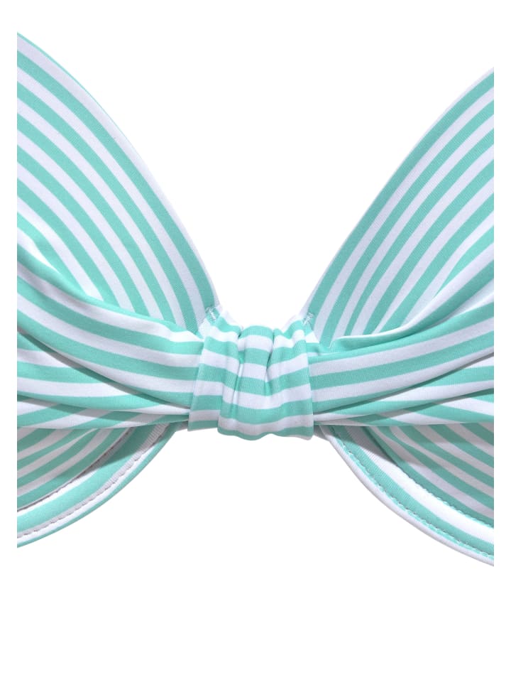 s.Oliver Bügel-Bikini in mint-weiß günstig kaufen