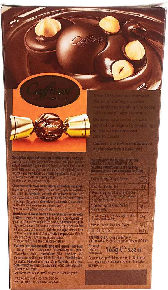 Caffarel Hazelnut Creations Nocciolotta Dark 165g