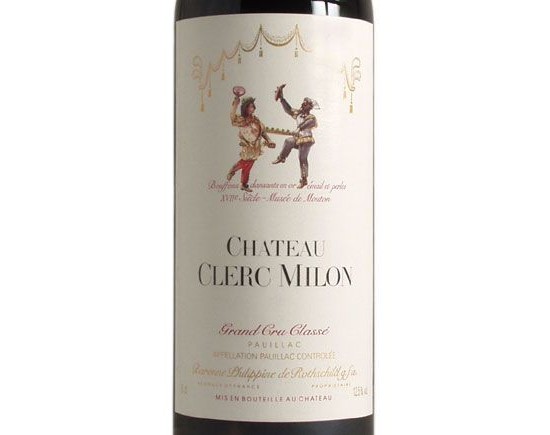 Château Clerc Milon Rouge 2001, Cinquième Cru Classé En 1855 Bordeaux Pauillac