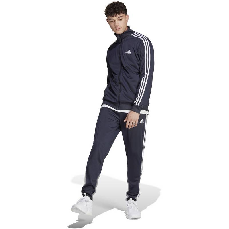 adidas BASIC 3-STREIFEN TRICOT Trainingsanzug Herren