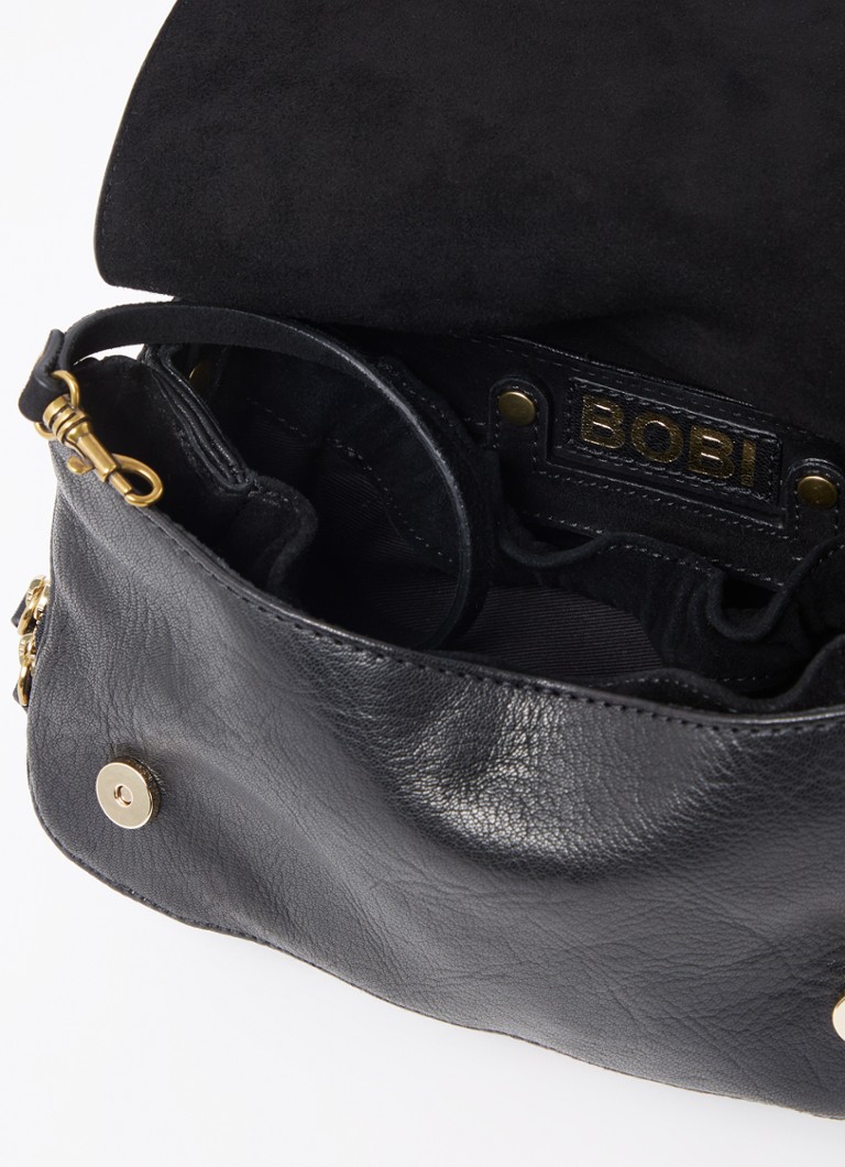 Crossbody kabelka z kozí kůže Jérôme Dreyfuss Bobi
