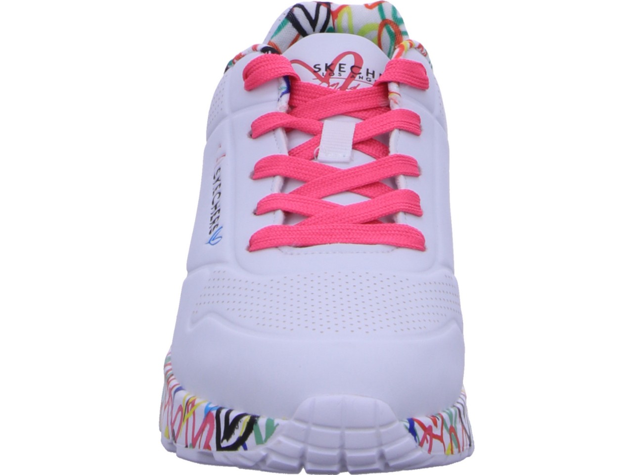 SKECHERS Mädchen Halbschuhe weiss