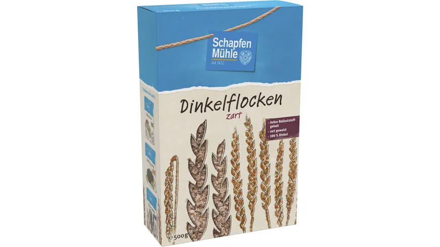 SchapfenMühle Dinkelflocken zart 500 g