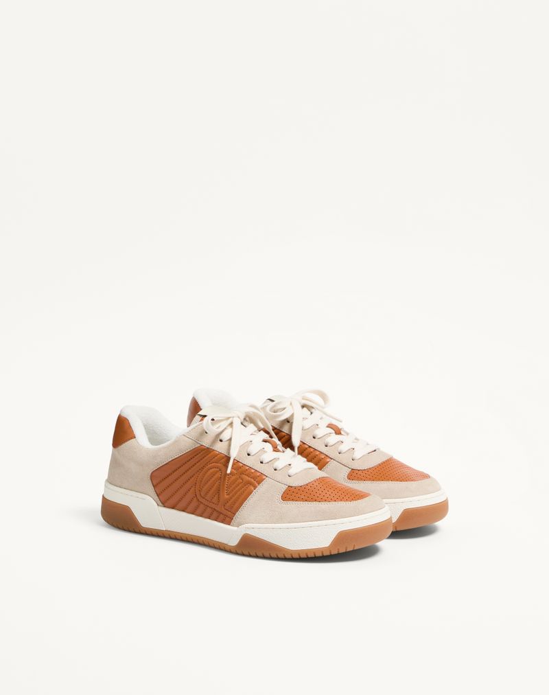 Baskets Sparry en cuir Crust et Nappa