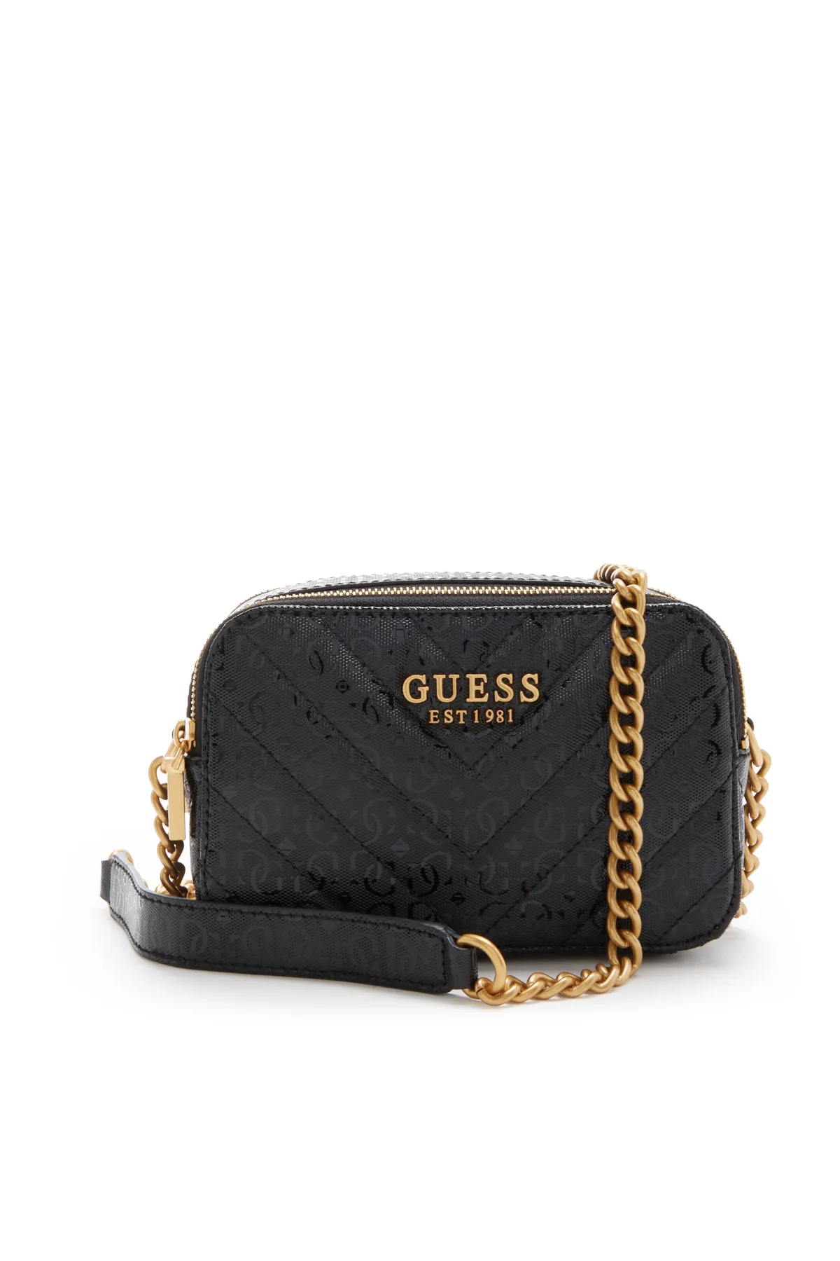 Guess  Jania Damen Umhängetasche Schwarz Hwga91-99140-bla