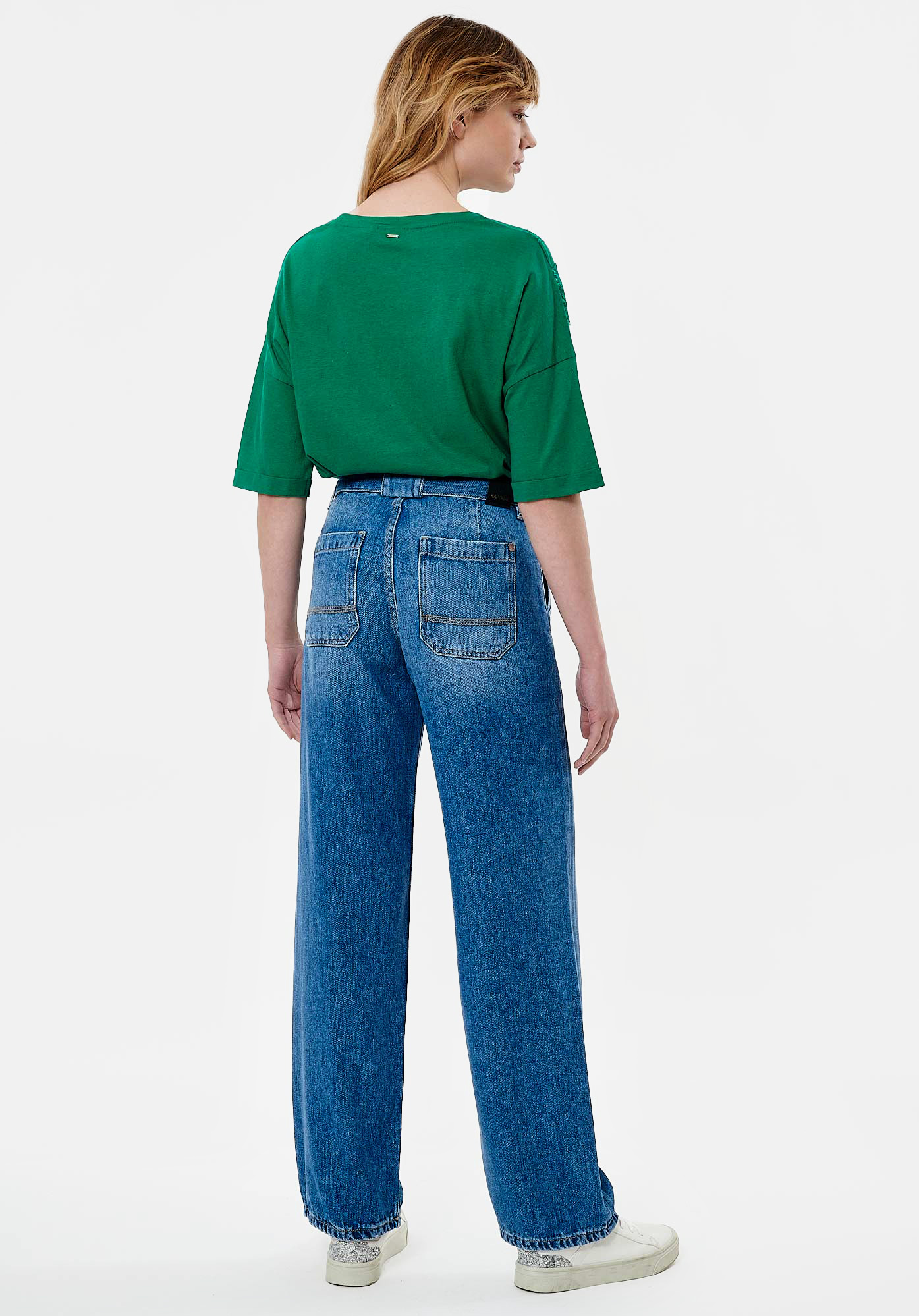 JERK   T-shirt vert Femme