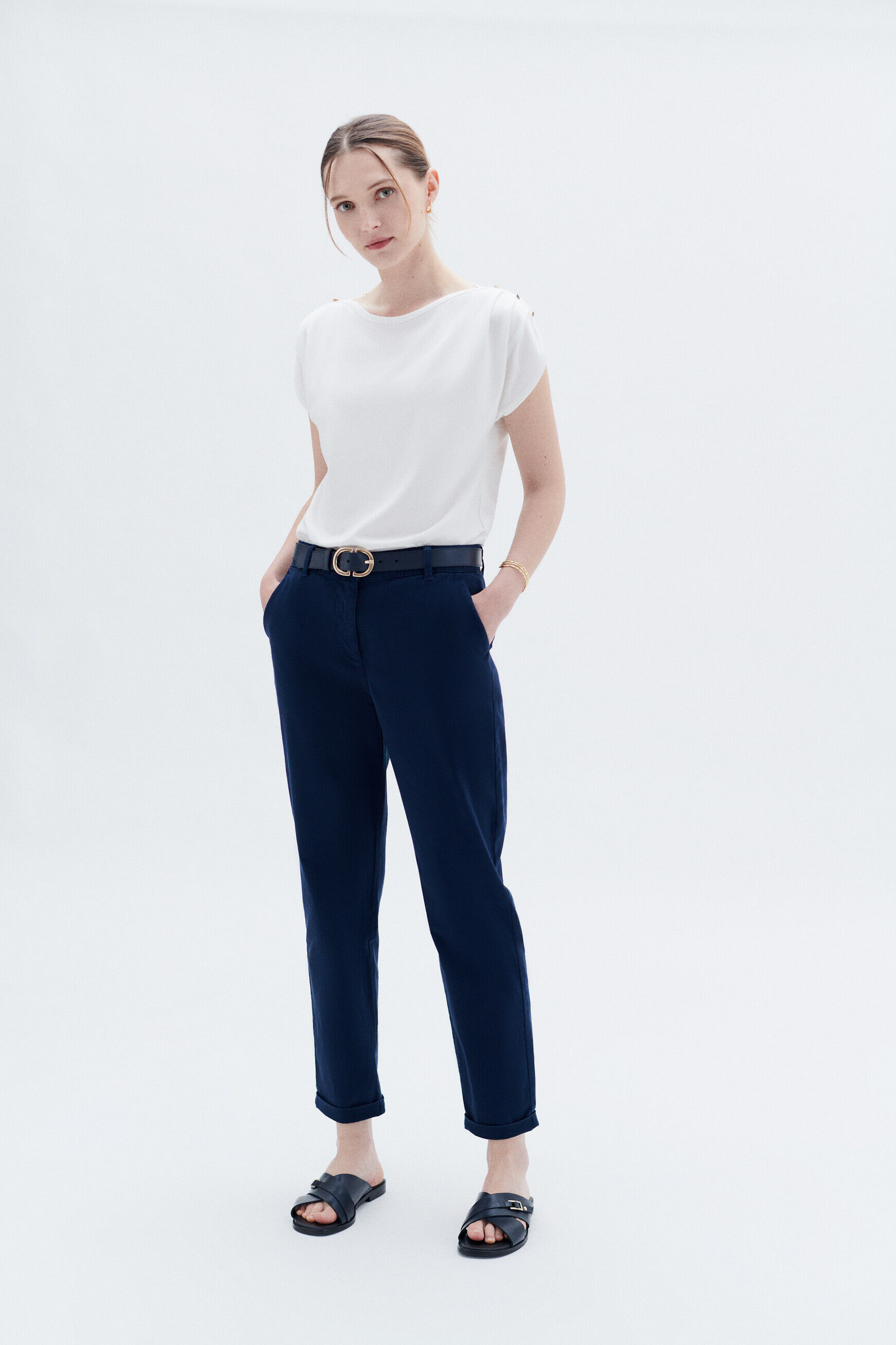 T-shirt talissa ivoire femme