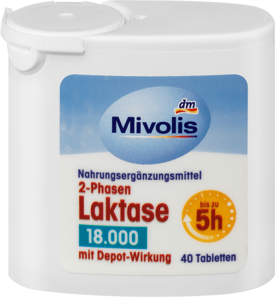 Laktase 18000 2-Phasen Tabletten 40 St, 40 St