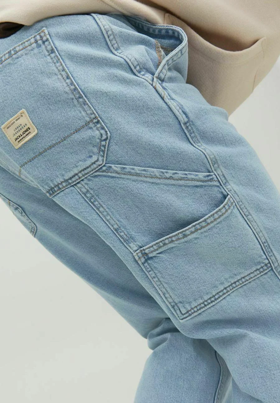 Jack & Jones JJIEDDIE JJUTILITY - Vaqueros holgados