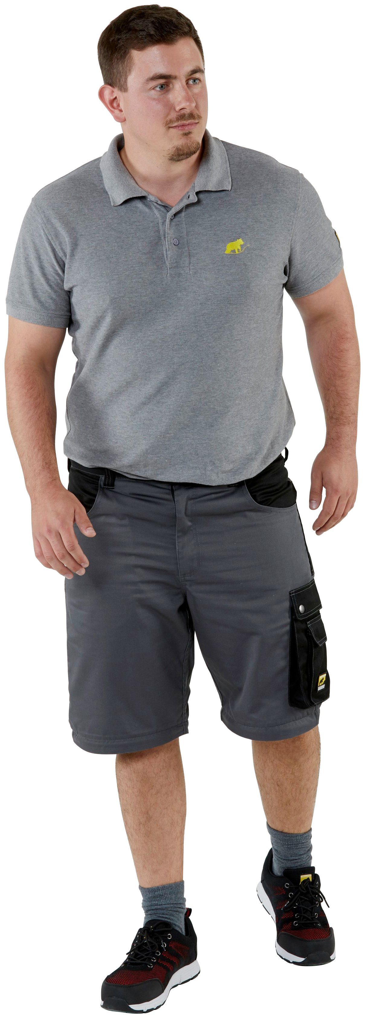 Northern Country Arbeitshose Worker (verstärkter Kniebereich, Beinverlängerung möglich, 8 Taschen) mit Zipp-off Funktion: Shorts und lange Arbeitshose in einem