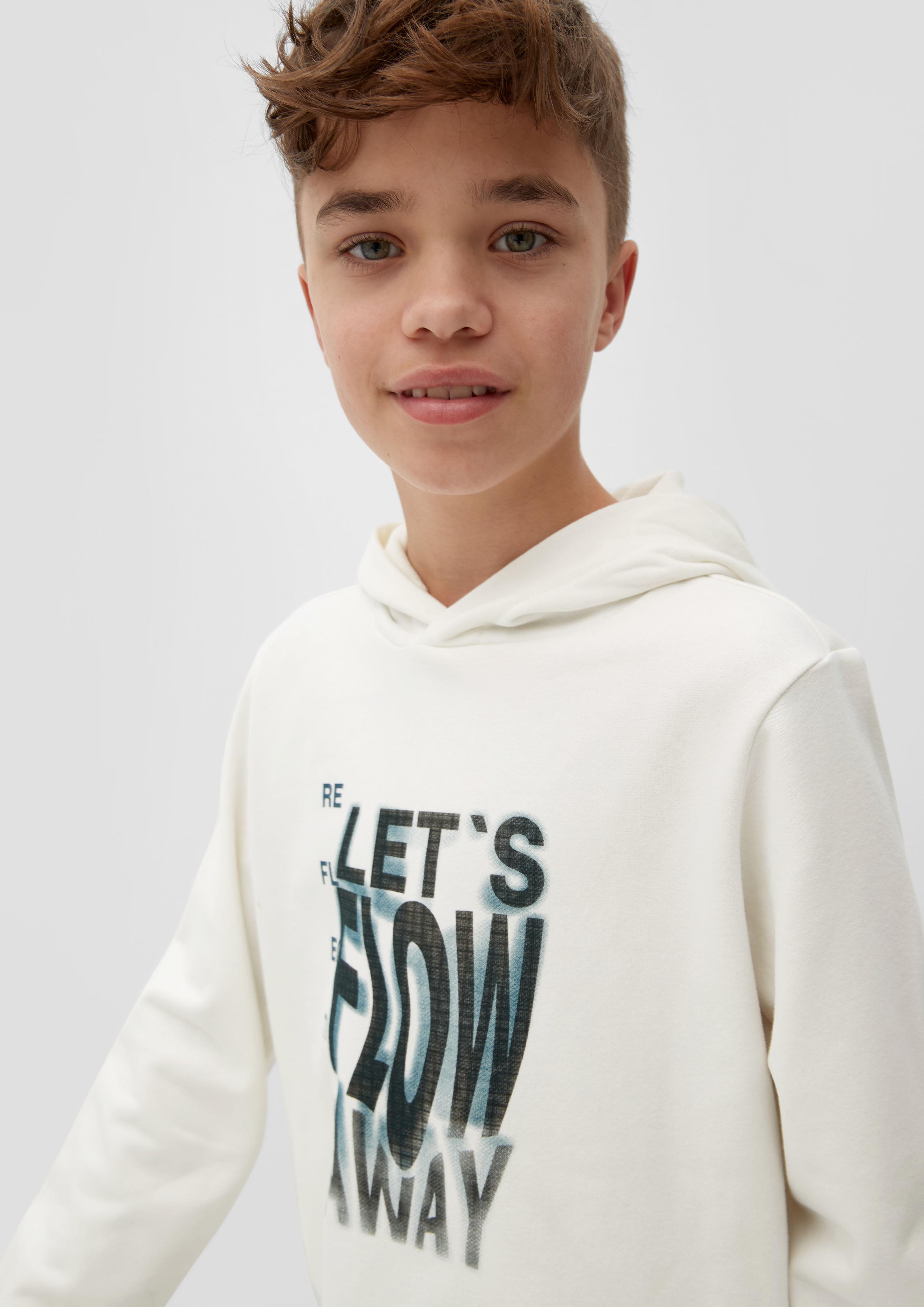 Kapuzensweatshirt mit Frontprint  2134030-0210