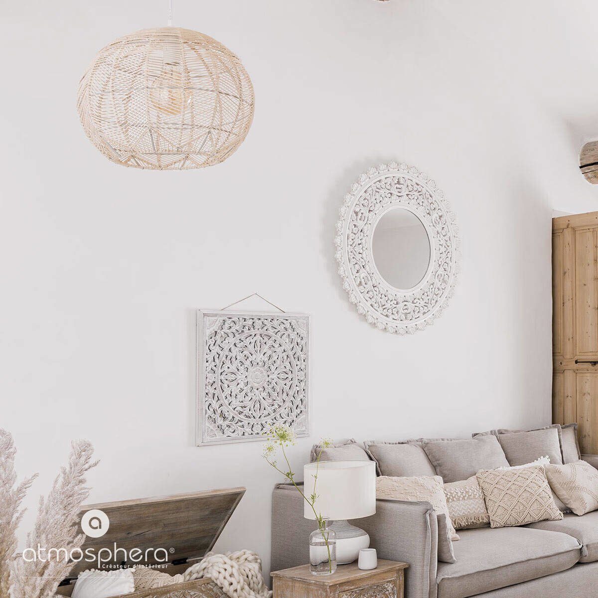 Atmosphera Créateur d'intérieur Pendelleuchte, Leuchte mit Dekofunktion, ohne Leuchtmittel