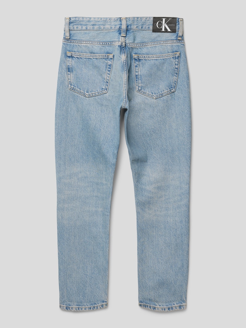 Straight Leg Jeans im 5-Pocket-Design Modell 'DAD' in hellblau