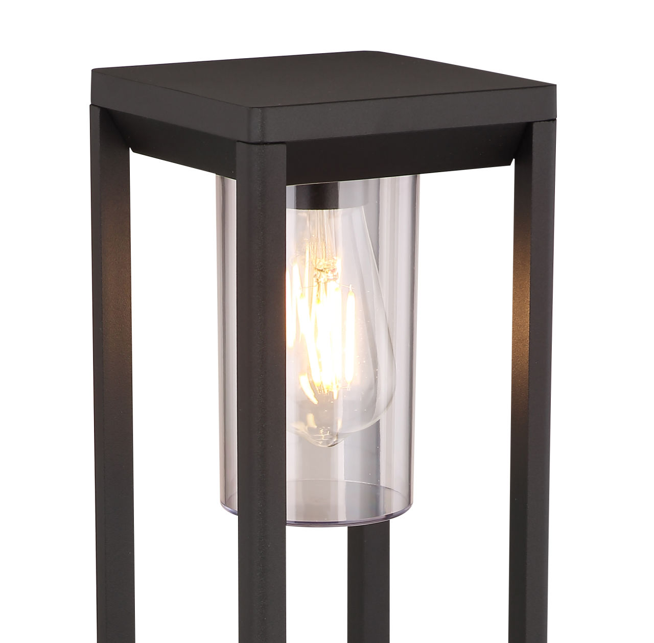 Globo Lighting - CANDELA - Außenleuchte Aluminium Druckguss schwarz matt, 1x E27 LED