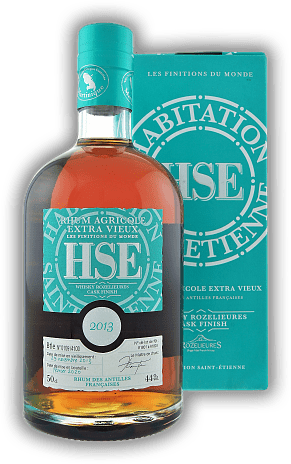 HSE Saint - Etienne Rhum 2013 Whisky Rozelieures Cask Finish HSE Saint - Etienne Rhum 2013 Whisky Rozelieures Cask Finish  Jahrgang 2013 - 0,5	 Liter - Vol 44%