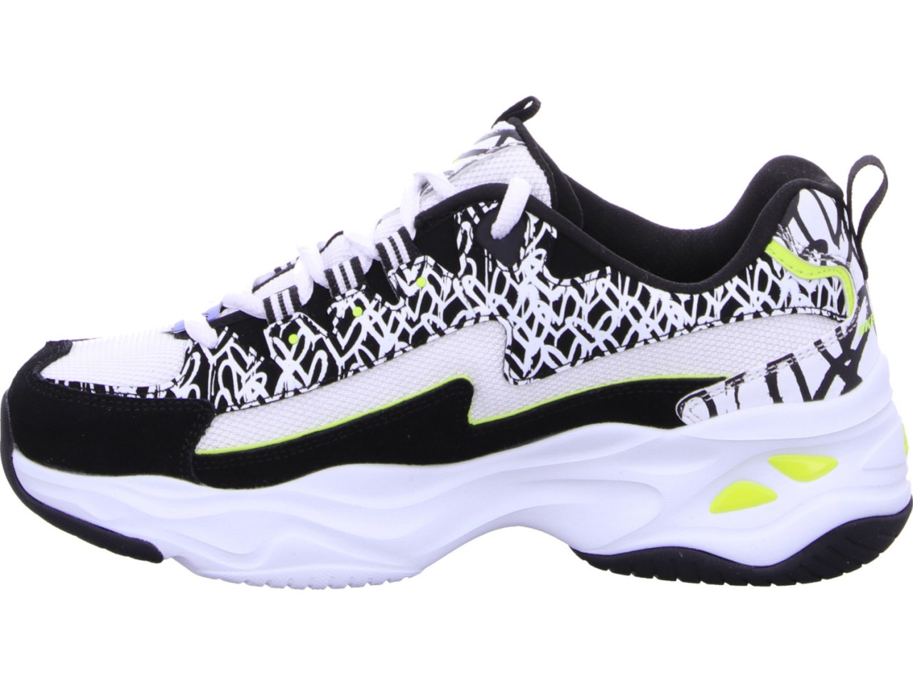 SKECHERS Freizeit Schnürer weiss D'Lites 4.0-BOLD DAYS