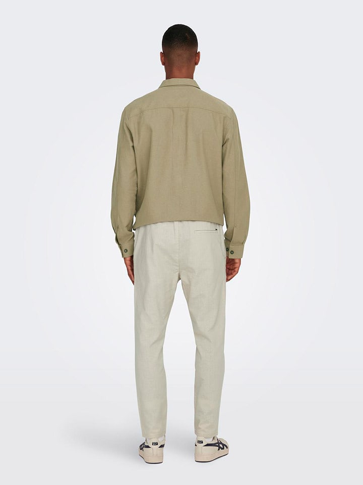 ONLY & SONS Hose in Beige günstig kaufen
