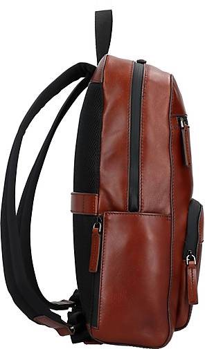 The Bridge Damiano Rucksack Leder 39 cm Laptopfach