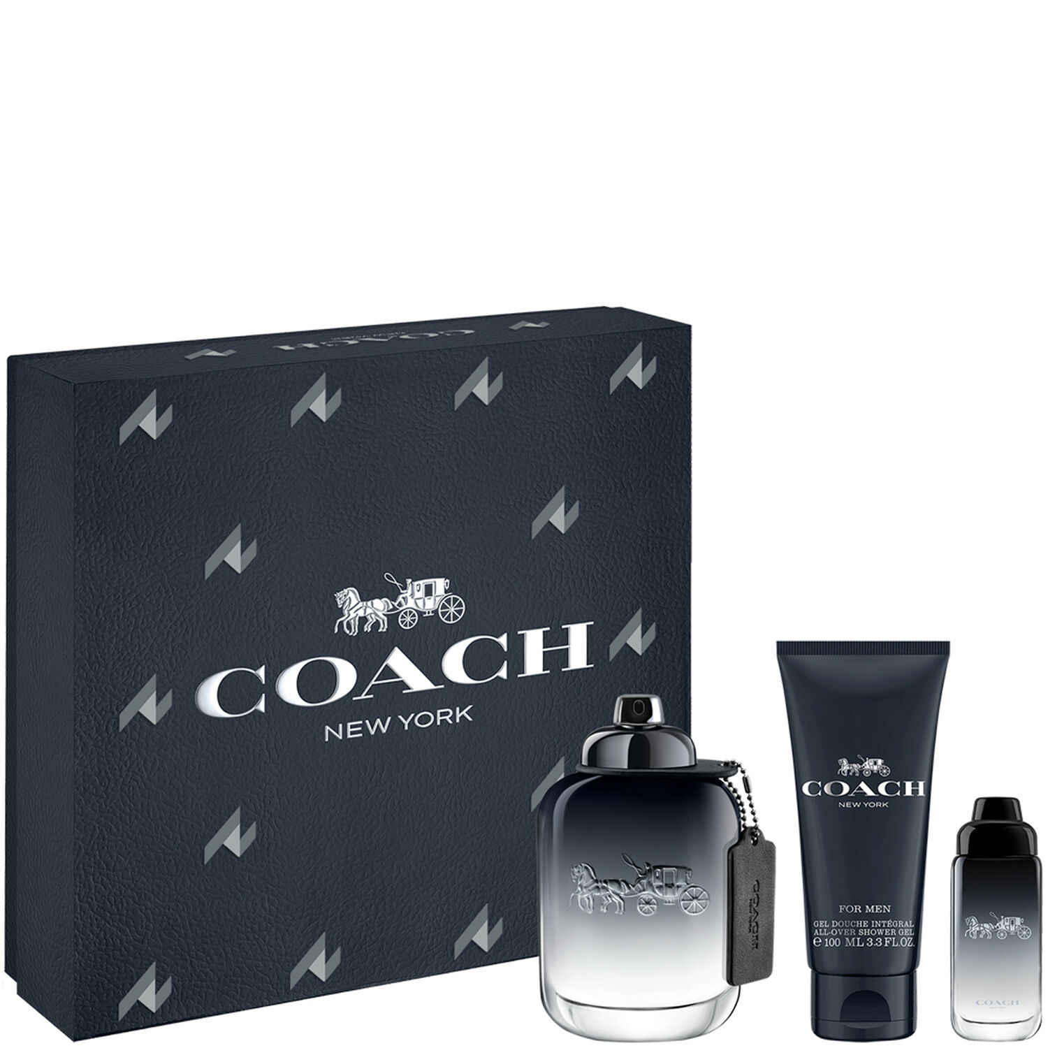 Coach Coach For Men Coffret Eau De Toilette 100 ml + 15 ml + Gel Douche 100 ml