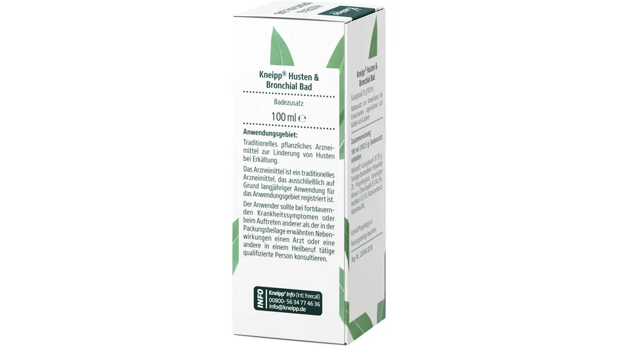 Kneipp Husten 6 Bronchial Bad Arzneibad 100 ml