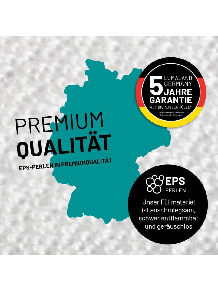 Lumaland LUMALAND Sitzsack Pouf Cord - Weinrot günstig kaufen onesize