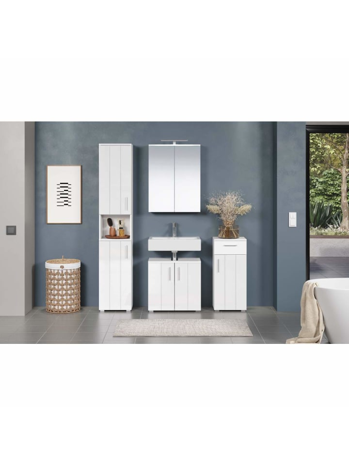 ebuy24 Hochschrank Wons Weiß 37 x 31 cm günstig kaufen onesize