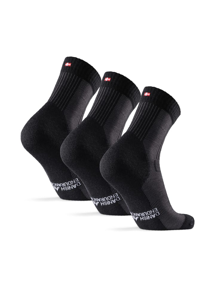 DANISH ENDURANCE Socken Merino Hiking Light in schwarz günstig kaufen