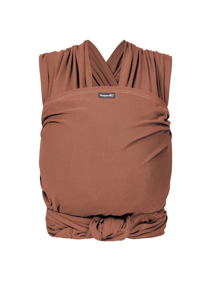 Hoppediz Babytragetuch Elastisches Tragetuch in kupfer günstig kaufen