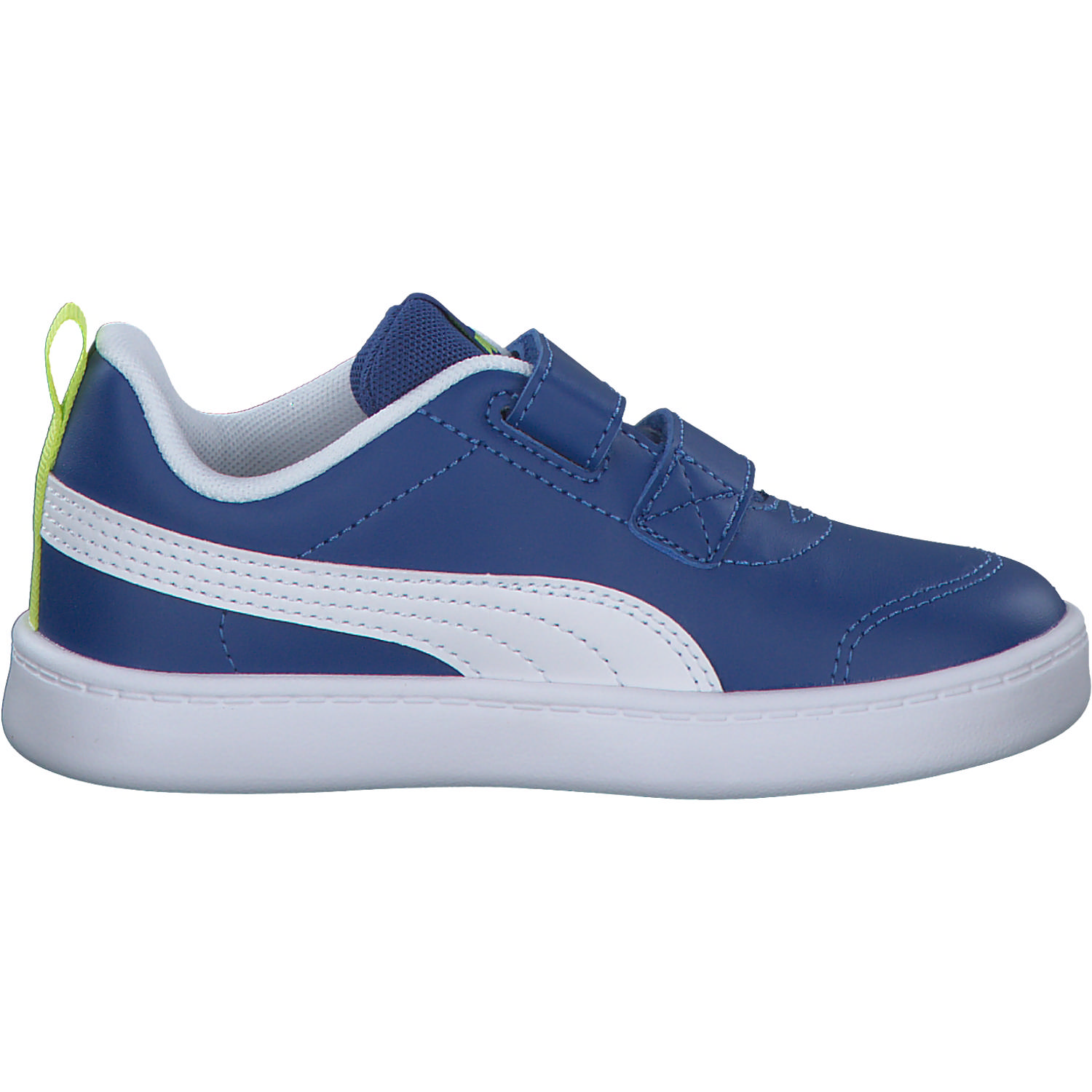 Puma Courtflex v2 V Inf 371544, Sportliche Slipper, Kinder, Blau