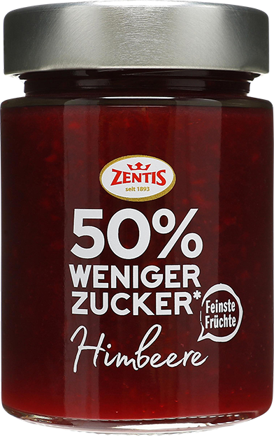 Zentis 50% weniger Zucker Himbeere