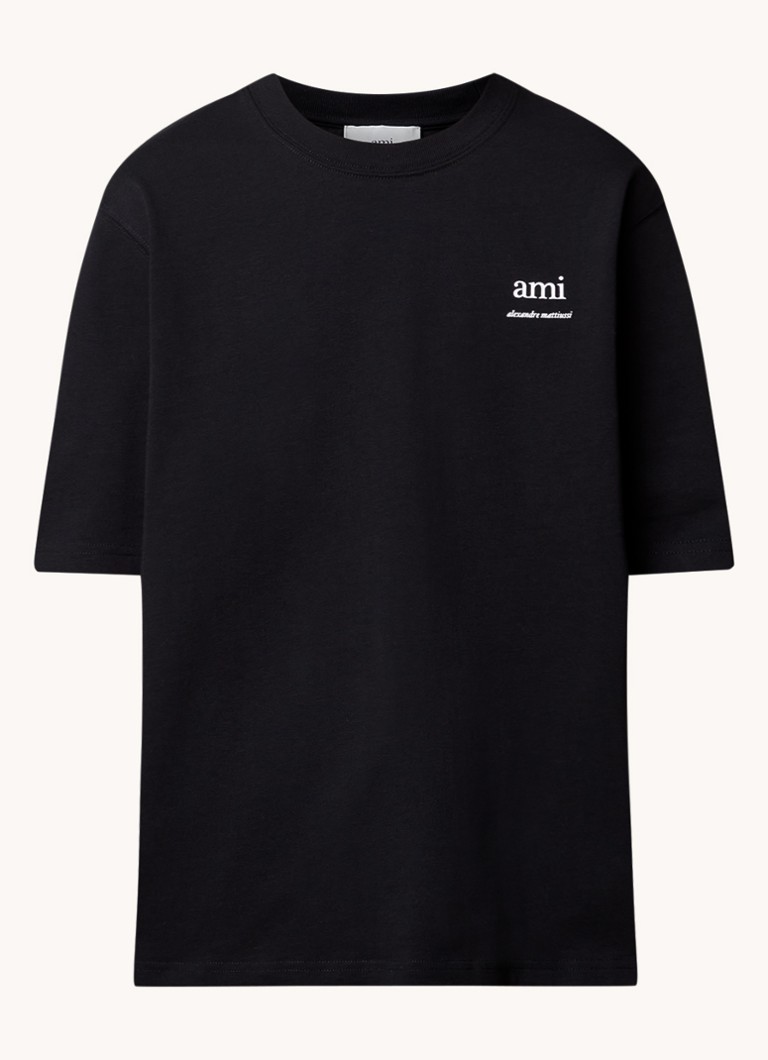 Tricou AMI Paris din bumbac organic cu logo
