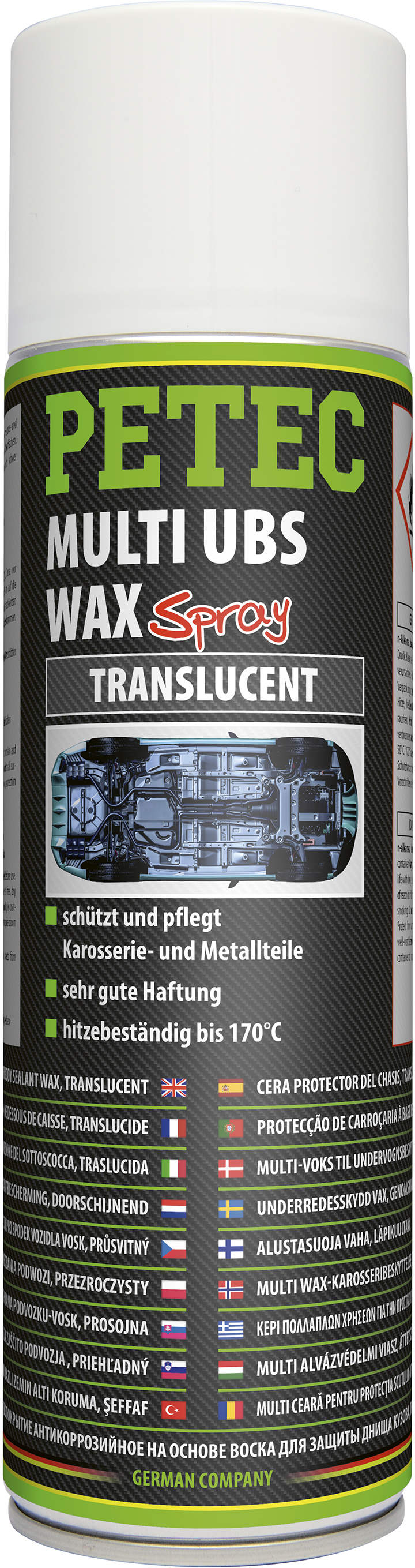 Multi UBS Wax Spray von Petec, 500ml - ATU